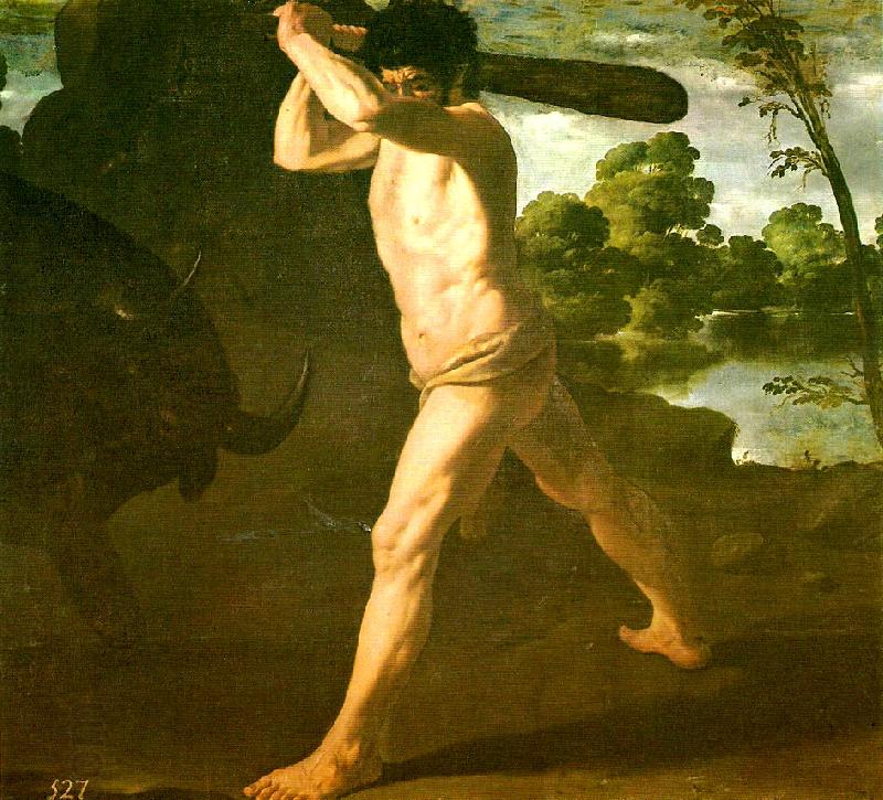 Francisco de Zurbaran hercules and the cretan bull